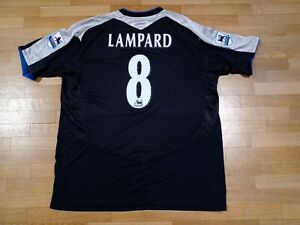 2004/05 Chelsea London #8 Frank Lampard Football Shirt Umbro 2XL Away Jersey