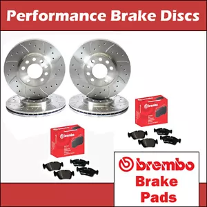 Dischi freno anteriori e posteriori forati e scanalati Honda Civic Type R EP3 e pastiglie Brembo - Foto 1 di 1