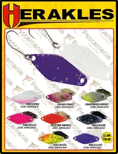 Ondulante Herakles LEAF trout Spoon gr.0,9 artificiale monoamo trota lago cava - Imagen 1 de 31