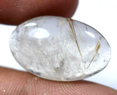 23.00 Ct Natural Rutilated Crystal Inside Golden Hair Top Quality Gemstone - Image 1 of 4