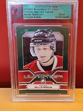 2012-13 ITG Ultimate Memorabilia 12TH Edition Emerald /60 Nathan MacKinnon
