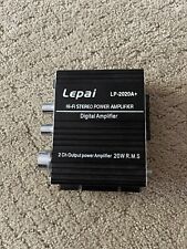 Lepai LP-2020A+ Class-T Hi-Fi Stereo Digital Amplifier Power Supply Black/Silver