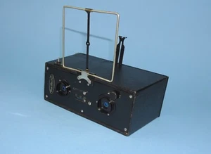1920s ICA Plaskop stereo camera in superb condition. Early 45 x 107mm model. - Photo 1/14