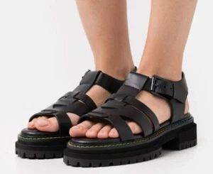 Kurt Geiger London Birdie Leather Sandals, UK 8/EUR 41 - Picture 1 of 7