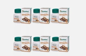 6 x Himalaya Ashvagandha For Energy ,Strength & Immunity Exp January 2026 - Bild 1 von 3