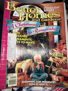 Vtg. Better Homes & Gardens "A Christmas to Remember" December  1989 - Picture 1 of 6