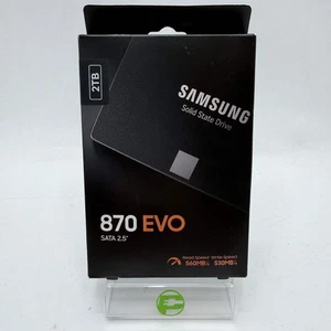 New Samsung 2.5" 870 EVO 2TB SATA III 6Gbps SSD MZ-77E2T0 Solid State Drive - Picture 1 of 6