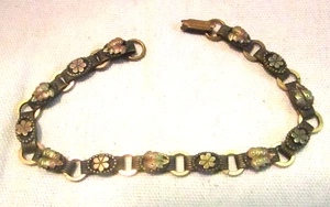 Antique Booklink Chain Made Into Bracelet - Picture 1 of 7