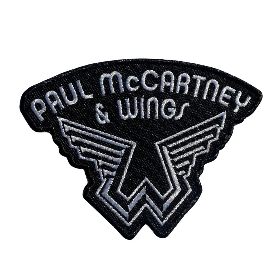 RO TRADE Paul McCartney Wings Embroidered Iron On Patch - OFFICIAL 35-Y