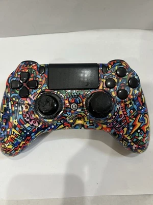 SCUF IMPACT PROFESSIONAL GAMING CONTROLLER PS4 & PC BRIGHT ABSTRACT DESIGN - Image 1 of 4