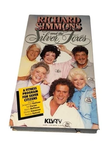 RICHARD SIMMONS & THE SILVER FOXES Workout VHS Video, Low-Impact No Stress 1986 - Picture 1 of 6