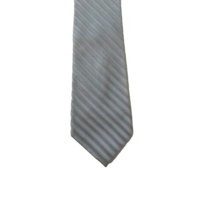 Apt. 9 Silk Tie – Light Blue Diagonal Stripe – 62 x 3.5" - Image 1 of 4