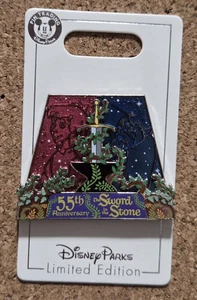 Disney Parks Das Schwert im Stein 55th Anniversary Pin LE 2000 - Bild 1 von 4