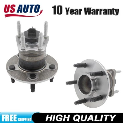 Conjunto de buje de cojinete de rueda trasera para Chevy Cobalt HHR Malibu Saturn Aura 2 piezas Foto 1 de 4