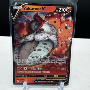Pokemon Volcarona V 021/203 Ultra Rare Holo Evolving Skies - Picture 1 of 2