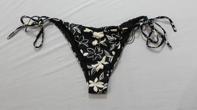 Biquíni RVCA Women's Days Like These V pés médio francês AP2 preto pequeno - Imagem 1 de 3