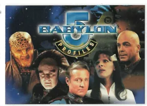 Babylon 5 perfiles - tarjeta promocional sin numerar EX Skybox 1998 - Imagen 1 de 2