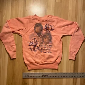 Vintage Hardy Boys Sweat Shirt Women’s XS Pink Mysteries 1977 70s Crewneck - Picture 1 of 5