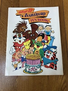 VINTAGE 1980 KELLOGG’S 75TH ANNIVERSARY FUN BOOK TONY THE TIGER DIG ‘ EM - Picture 1 of 8