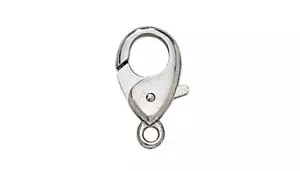 17mm LARGE SOLID 950 PLATINUM Fancy Trigger Lobster Chain Designer Clasp ITALY - Picture 1 of 2