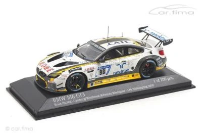 BMW M6 GT3 24h Nürburgring 2018 Catsburg/Westbrook/Blomqvist MINICHAMPS 1:43 - Immagine 1 di 4