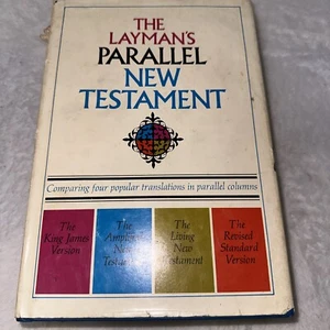 The Layman's Parallel New Testament Bible King James Version Zondervan 1970 HC - Picture 1 of 6