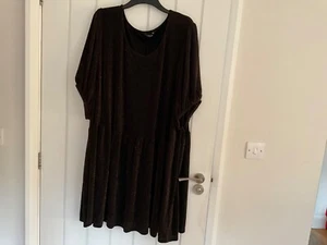 Yours bronze tone mix stretch dress size 30-32 - Picture 1 of 7