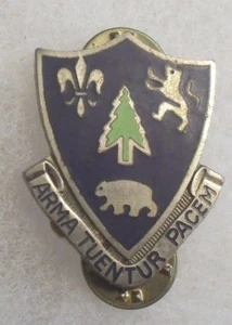 1960'S 362ND REGIMENT (BCT) NO HALLMARK DI CLUTCH BACK - Bild 1 von 1