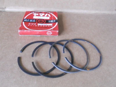 Juego de anillos de pistón NOS Yamaha YDS3 YDS-3 0,50 (2ND O/S) 156-11601-20 Foto 1 de 2