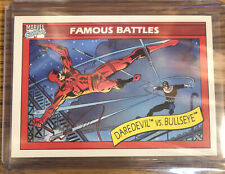 1990 Marvel Comics Universe Series 1 Famous Battles DAREDEVIL vs BULLSEYE #94