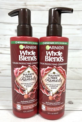 Garnier Whole Blends Remedy Red Rose Extract Color Protecting Conditioner 2Pack - Image 1 of 4
