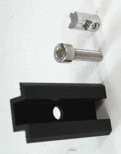Mittelklemme für Rahmen Module Photovoltaik Universal  Solar PV ALU SCHWARZ - Bild 1 von 9