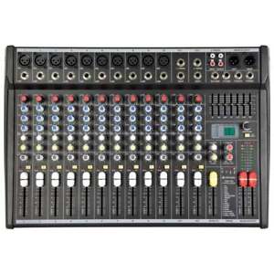 Citronic 14 Channel PA Powered Mixer Amplifier Desk 700w inc Digital Effects FX
