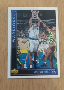 1993-94 Upper Deck - Chris Webber RC Card #311 - Golden State Warriors - Picture 1 of 4