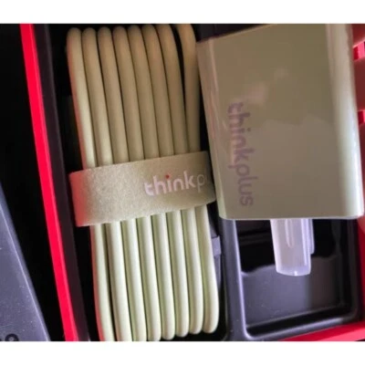 Juego de cables de carga rápida originales Lenovo Thinkplus GaN USB-C Nano 65W PD Foto 1 de 4