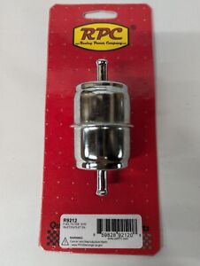 RACING POWER CO-PACKAGED Fuel Filter - 5/16In In let/Outlet Ea - R9212