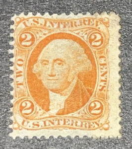 Travelstamps: 1864 US Internal Revenue Stamps Scott #r15c Mint NG