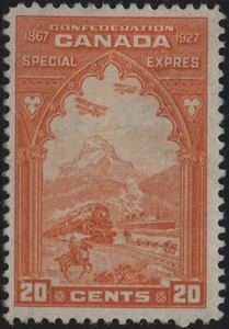 Kanada Sonderlieferung - 1927 E3 20c orange Bundesausgabe postfrisch aufklappbar  - Bild 1 von 2