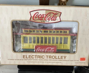 Railroad K-LINE K2627-02 COCA-COLA Electric Trolley - New - Picture 1 of 5
