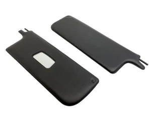 Sunvisor Set For Volkswagen Old Beetle Convertible 1500 Mirror Black Color - Picture 1 of 2