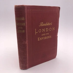 London and its Environs ~ Karl Baedeker's Hand Book Guide For Travellers (1905) - Picture 1 of 10