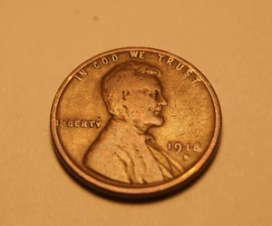 1918 D LINCOLN PENNY  2 - Picture 1 of 2