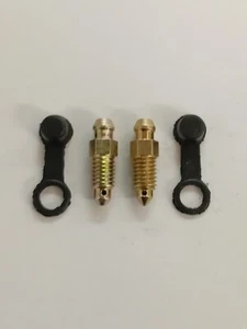 Yamaha YZF R6 5EB front brake caliper 8mm Bleed nipples and caps 1999-2002 - Picture 1 of 1
