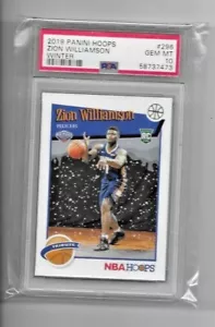 2019-20 Panini Hoops #296 Zion Williamson Winter Rc Tribute PSA 10 Rare!! - Bild 1 von 2