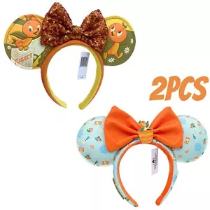 Disney~Loungefly Epcot Flower Garden Orange Bird +Flower&Garden Orange Bird Ears - Picture 1 of 14