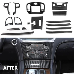 17PCS Carbon Fiber Innen Abdeckung Trim Kits für Chrysler 300 11 12 13 14 - Picture 1 of 8