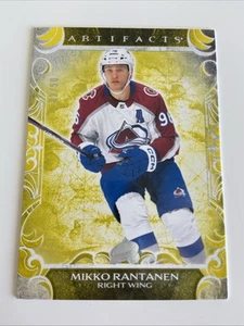 NHL Card-Mikko Rantanen-Yellow xx/50-Artifacts 2024-25-Colorado - Bild 1 von 2