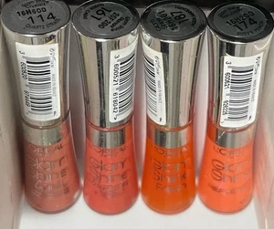 LOT OF 4 Loreal Glam Shine Diamond Lip Gloss - Assorted - NEW  LGS4pc07 - Picture 1 of 3