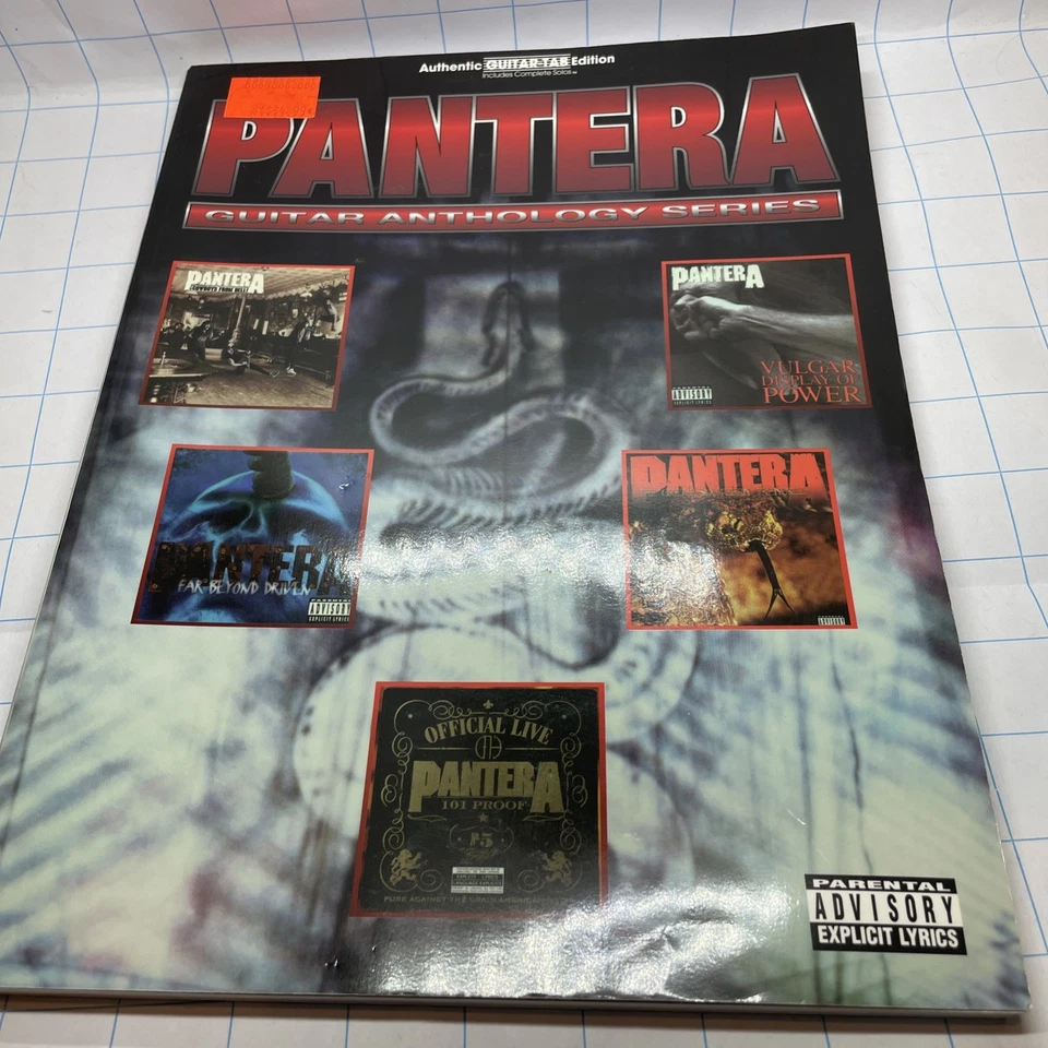 Pantera Guitar Anthology Series - Auténtica GUITAR-TAB Edición Usada Foto 1 de 1