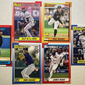 2025 Topps Series 1 & 2 1990 Anniversary Insert - You Pick - Complete Your Set!! - Picture 1 of 2